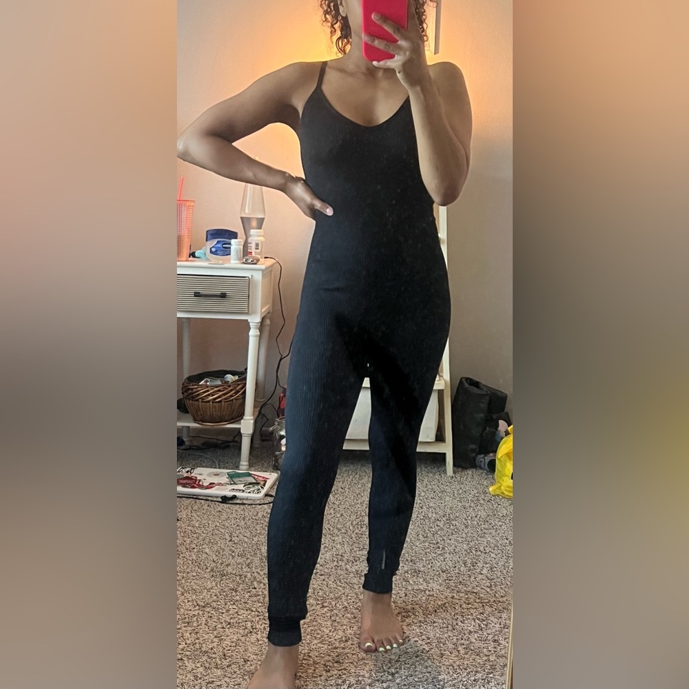 Black Tank Unitard